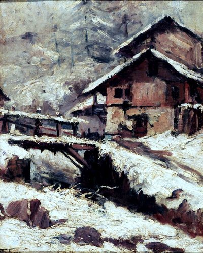 Snow, Switzerland by Antonio Parreiras